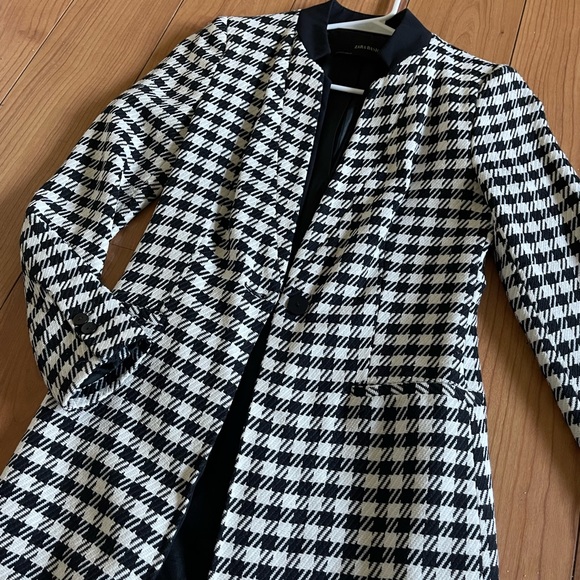 Zara Houndtooth Blazer - Picture 2 of 5